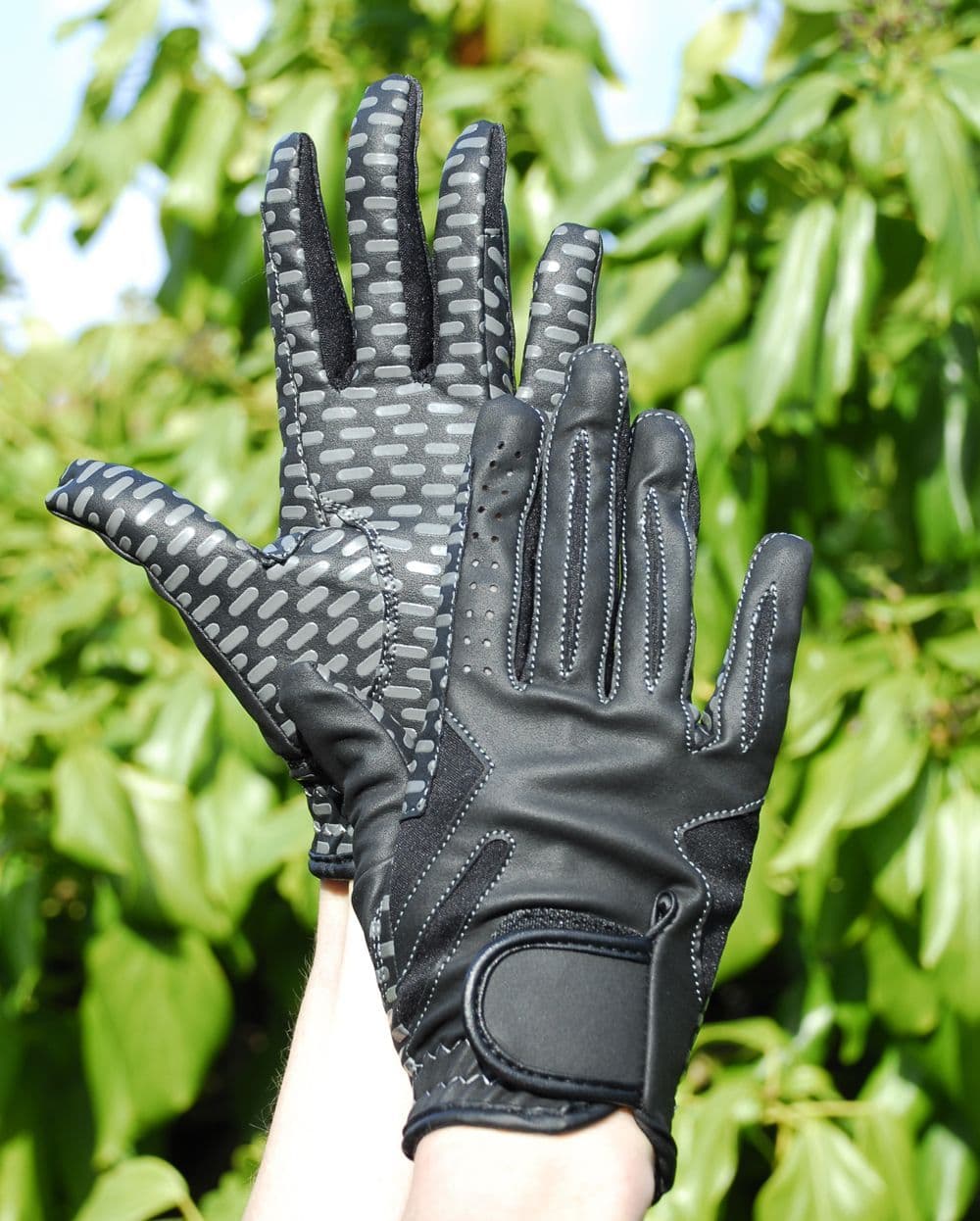 Rhinegold Silicone Grip Riding Gloves