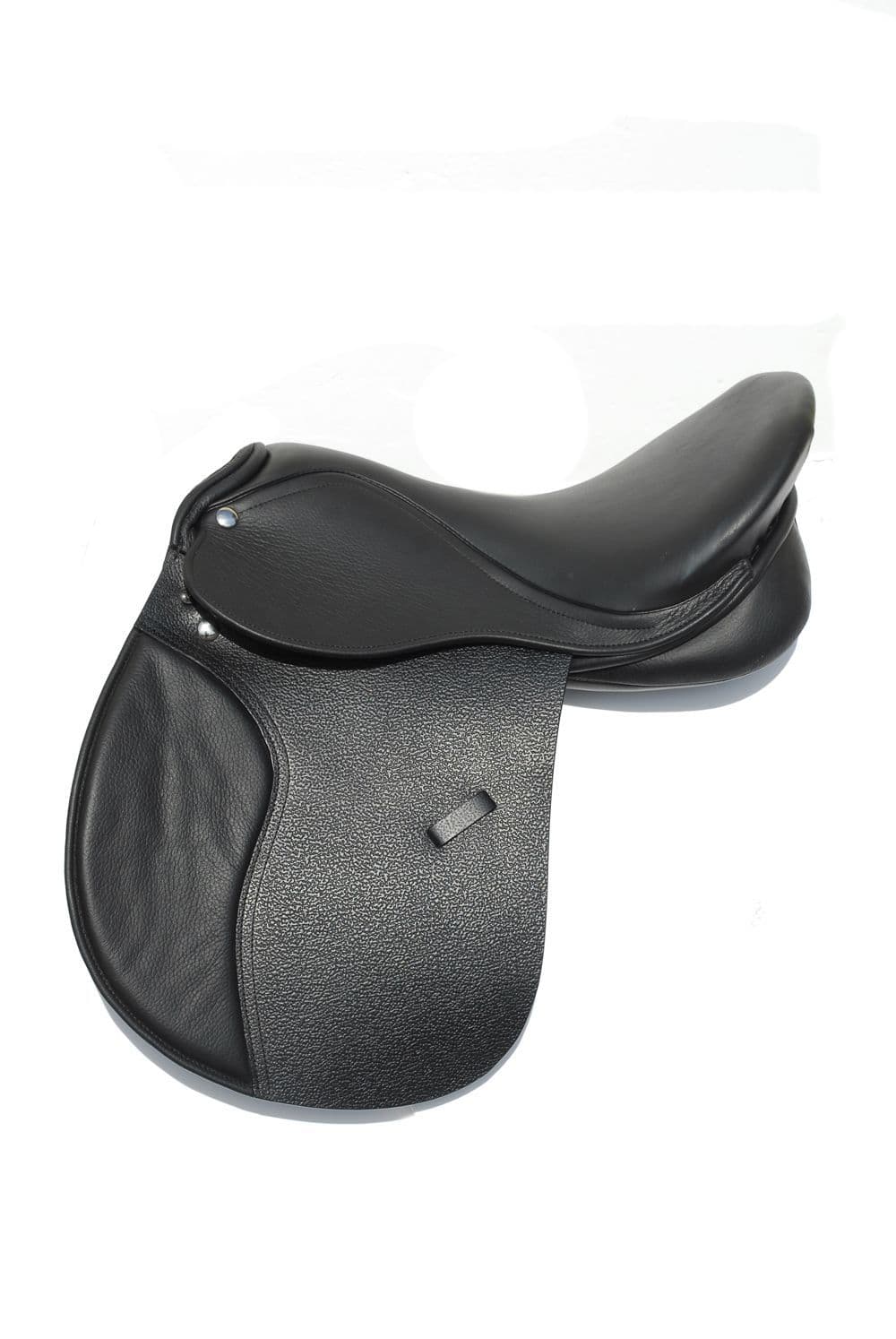 Rhinegold Sussex Changeable Gullet Leather Saddle horse and hoof