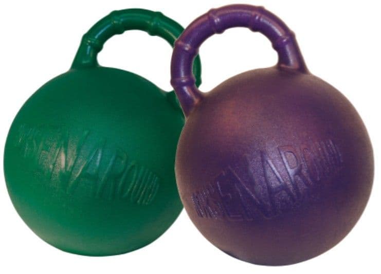 Scented Equine Play Ball horse and hoof