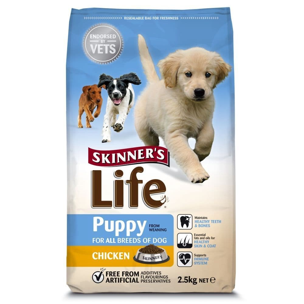 Skinners Life Chicken Puppy Food 25kg horse and hoof