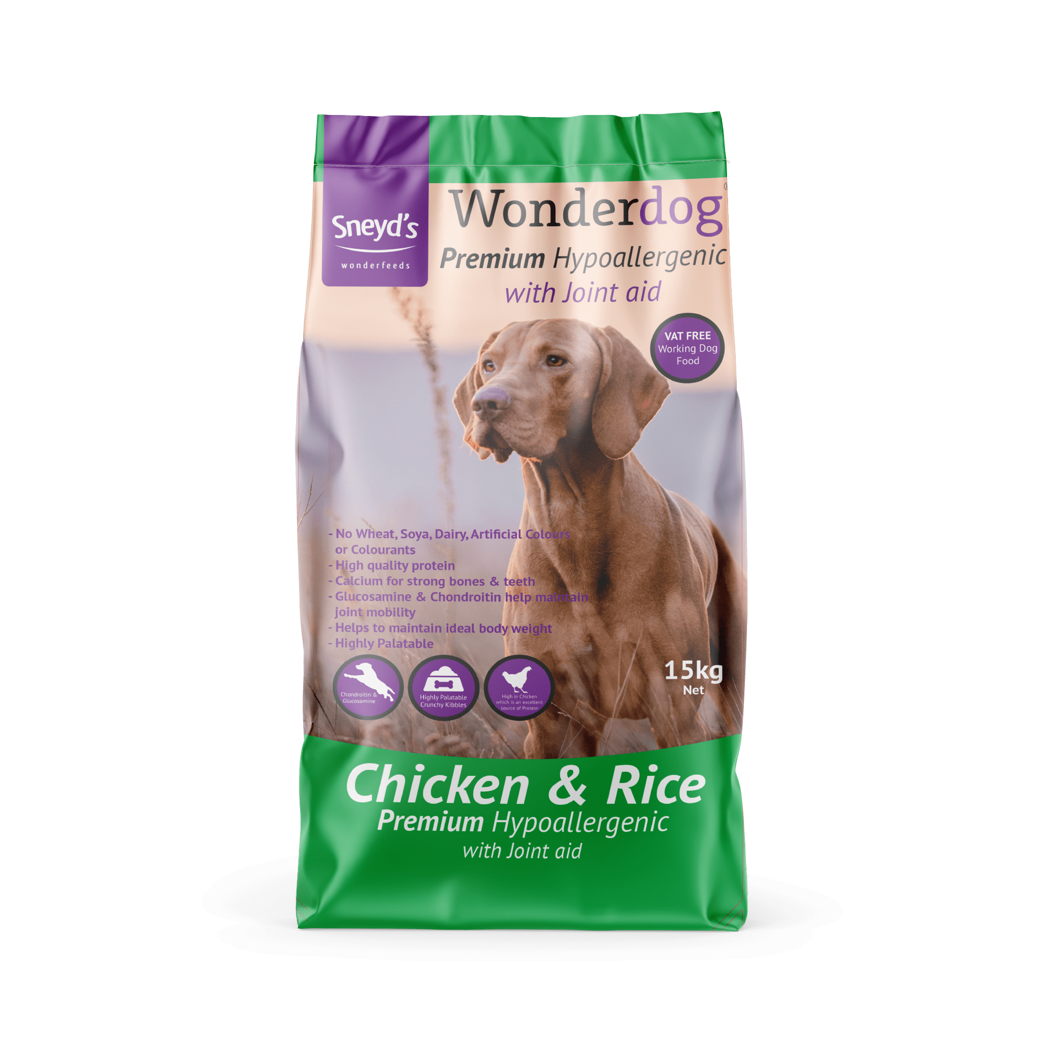 Sneyds Wonderdog Premium Dog Food 15kg