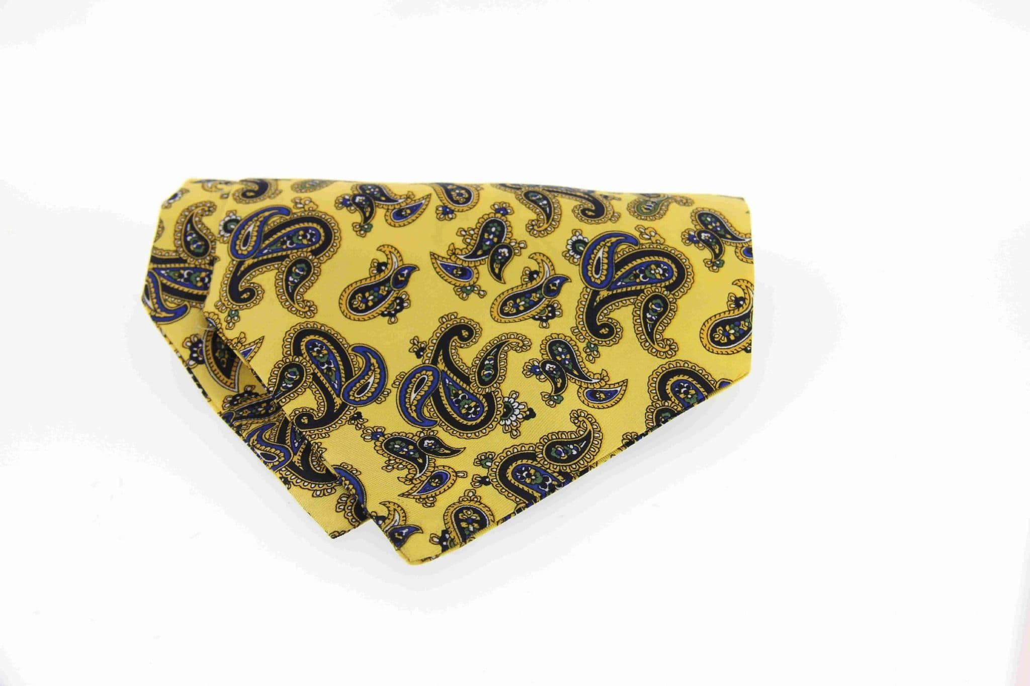 Soprano Paisley Gold Silk Country Cravat