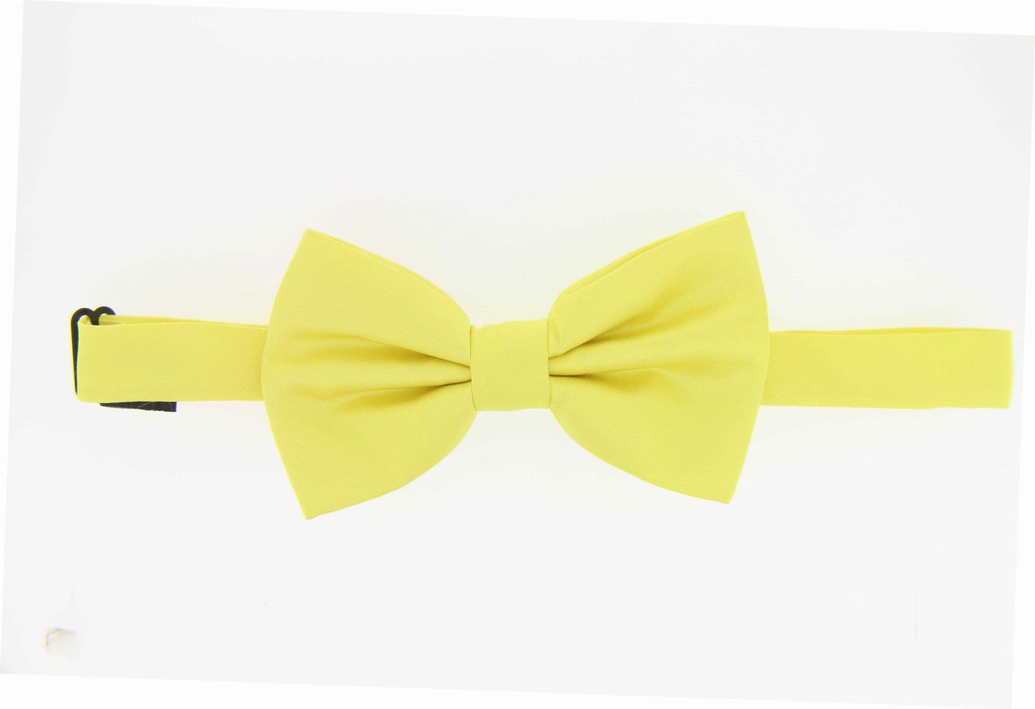 Soprano Satin Pre-Tied Yellow Country Silk Bow Tie