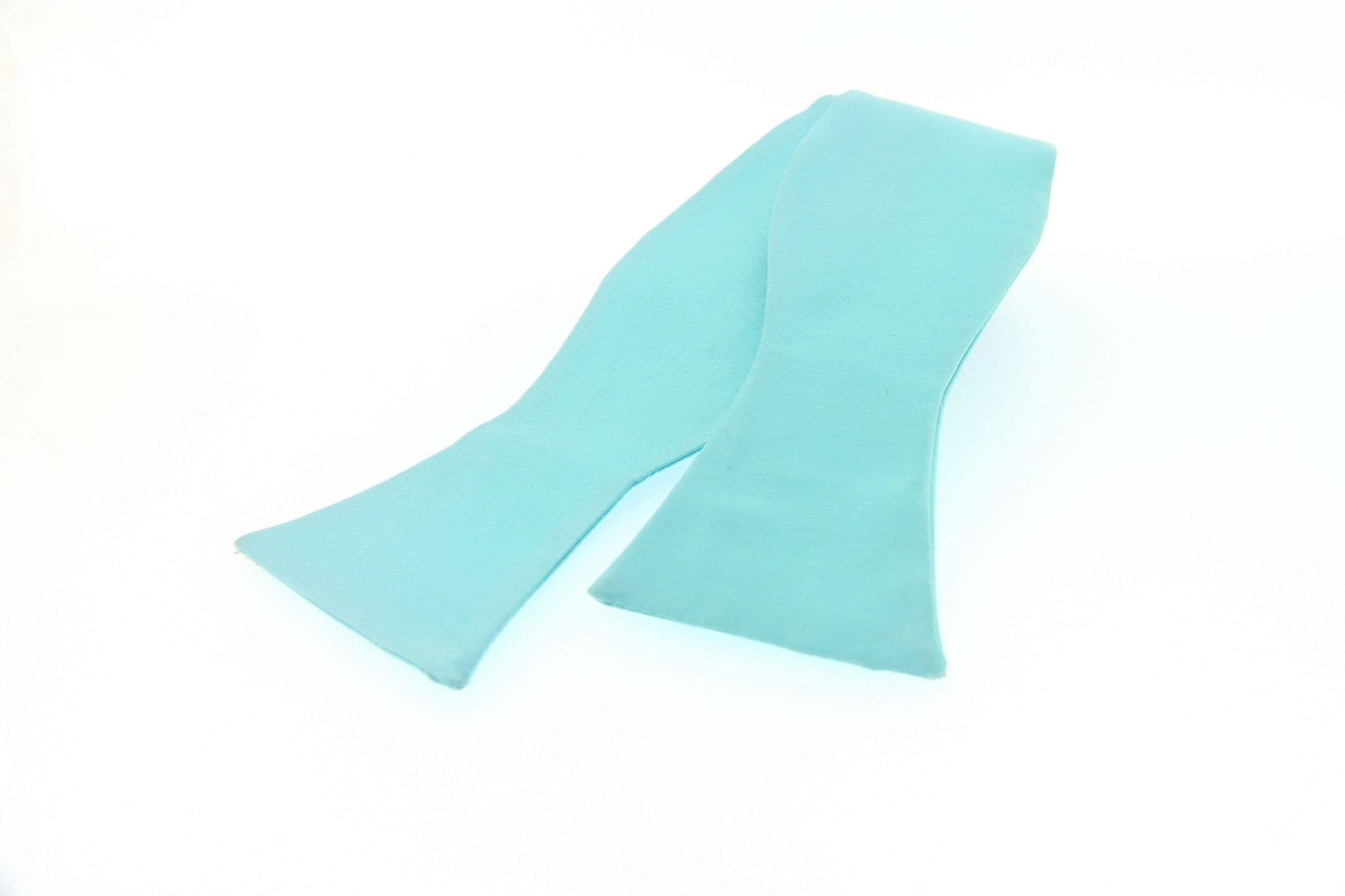 Soprano Satin Self-Tie Cyan Country Silk Bow Tie