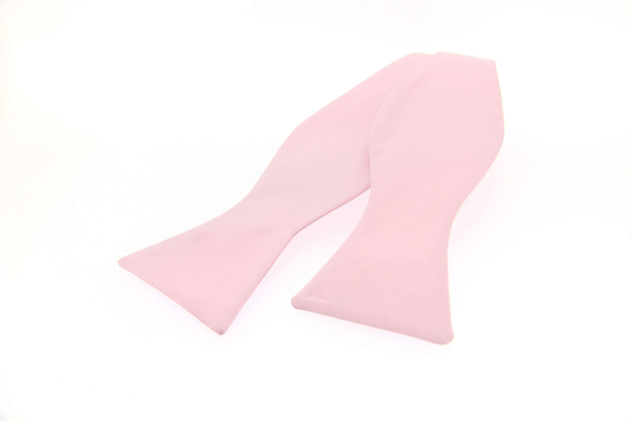 Soprano Satin Self-Tie Pink Country Silk Bow Tie