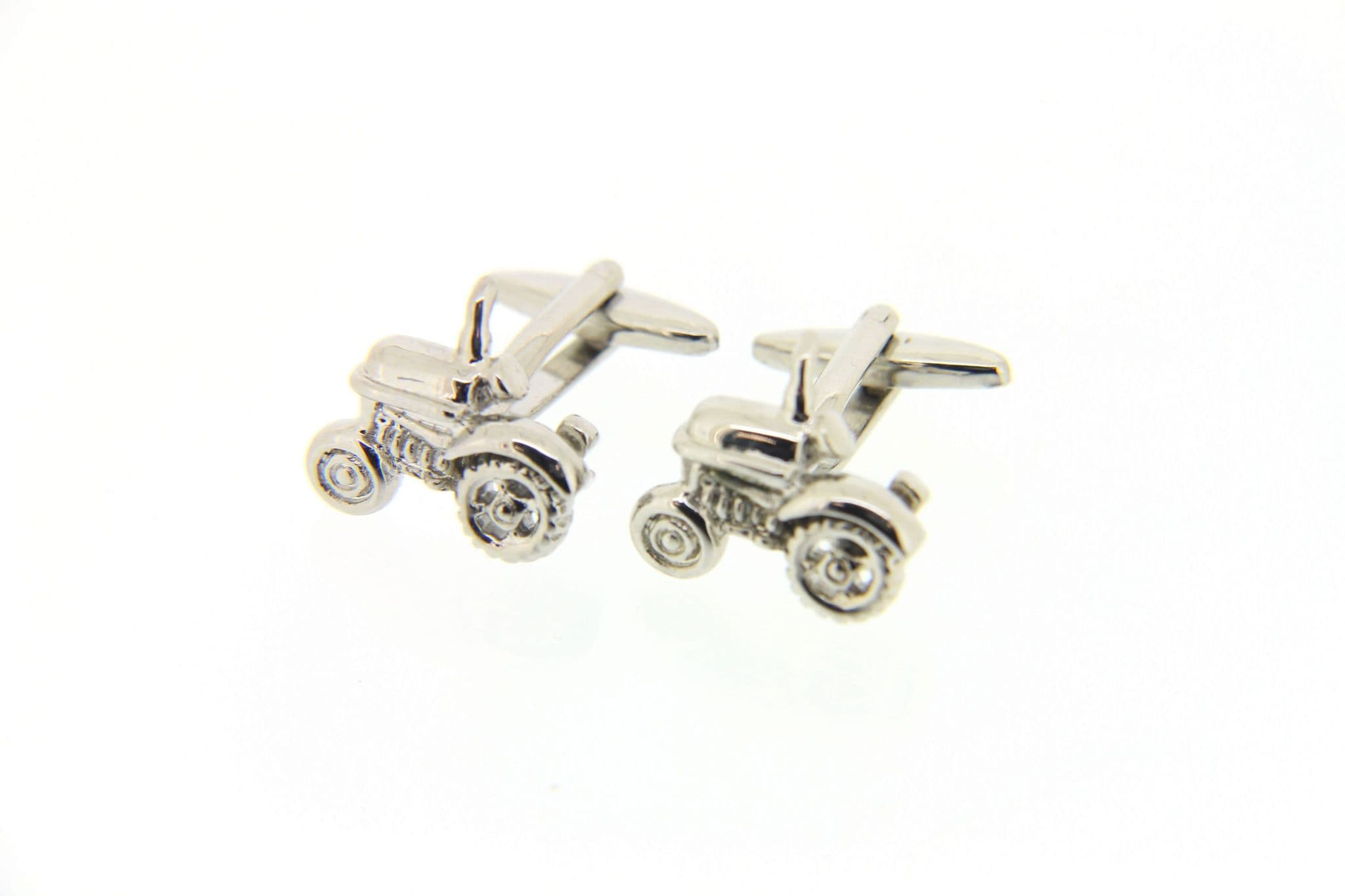 Soprano Tractor Silver Plated 3D Country Cufflinks