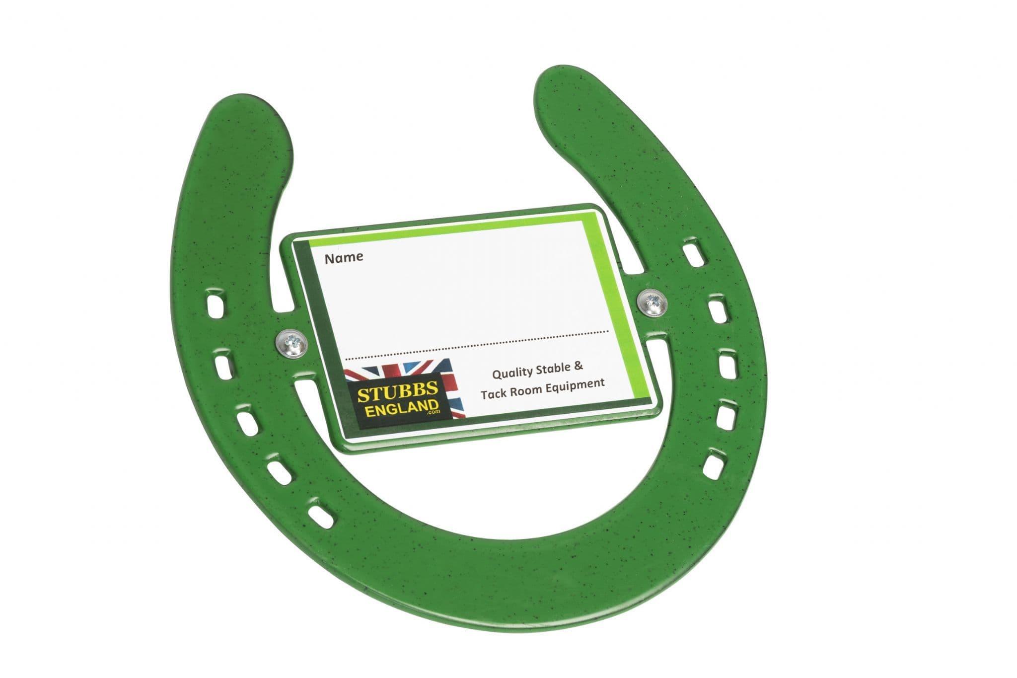 Stubbs Horseshoe Nameplate S2670 horse and hoof