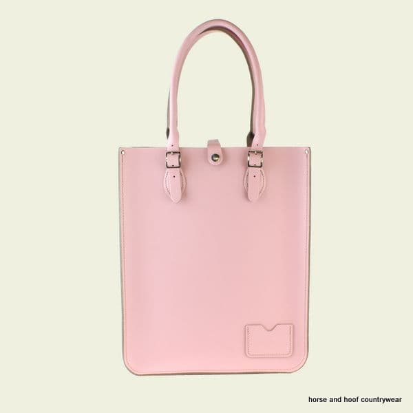 Traditional Hand Crafted British Vintage Leather Tote Bag - Candy Floss