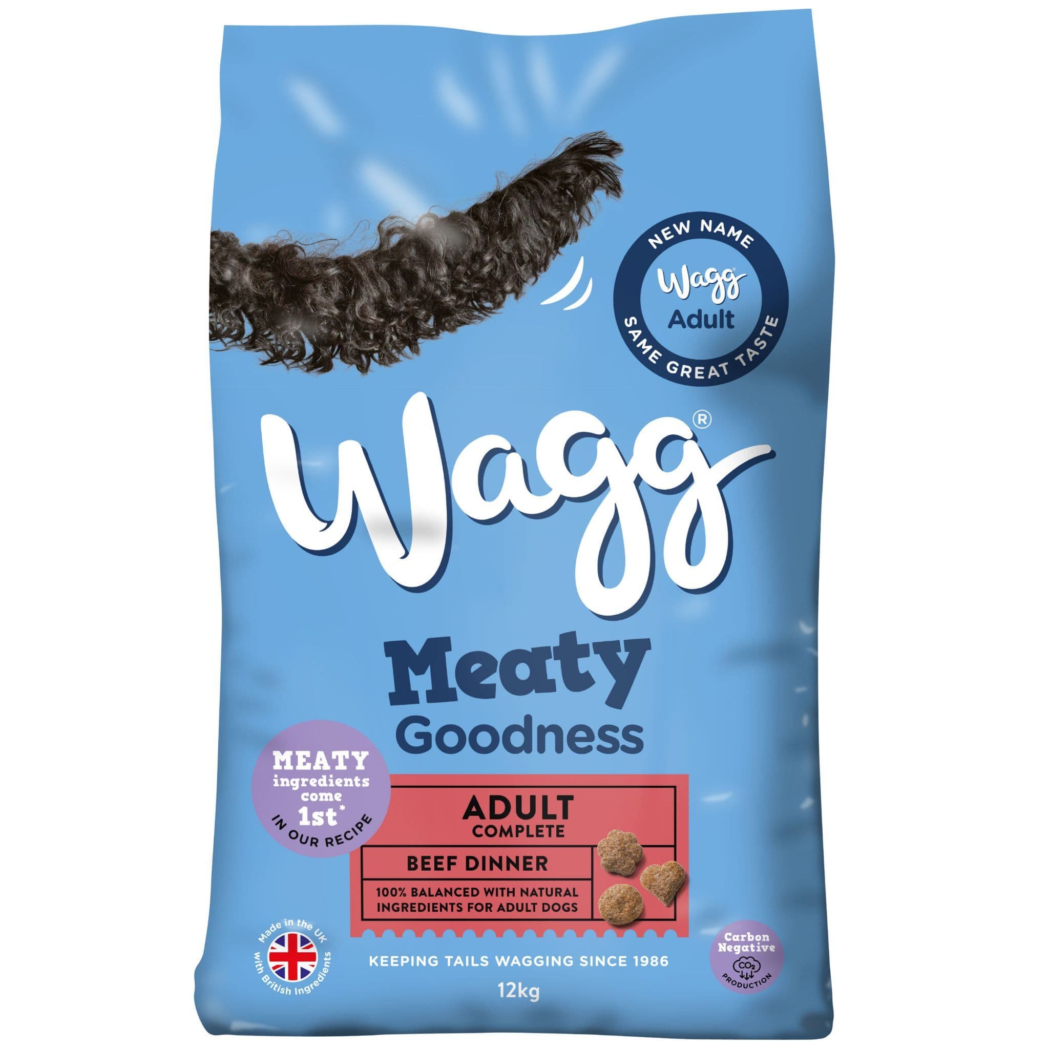Wagg Meaty Goodness Adult Beef & Veg Dog Food 12kg