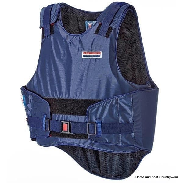 Whitaker XtraLite Body Protector Adults Navy horse and hoof