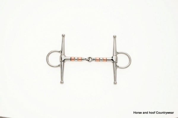 Lorina Copper Roller Full Cheek Jointed Snaffle