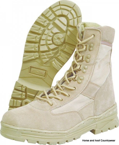 Mil-com Desert Patrol Boots - Sand