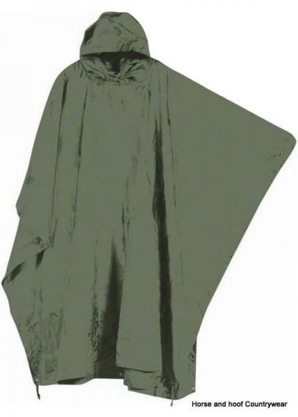 Mil-com Poncho - Green