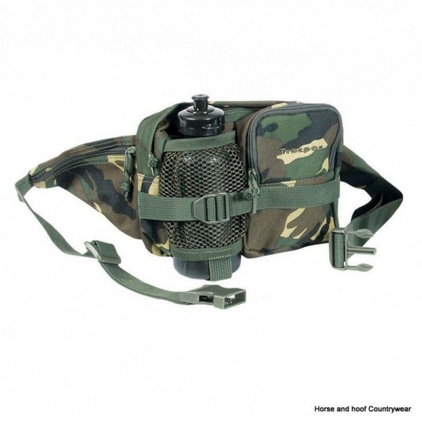 Mil-com Waist Bag With Bottle - Camo