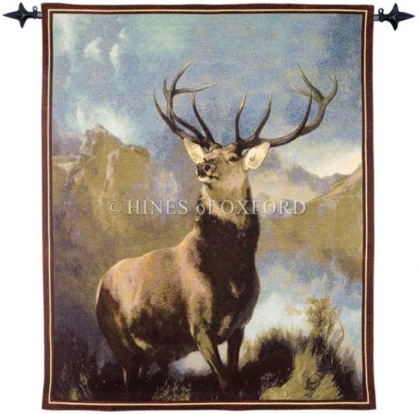 Monarch of the Glen - Fine Woven Tapestry Wallhanging