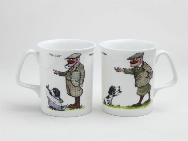 Mr Perks Hie/Lost China Mugs