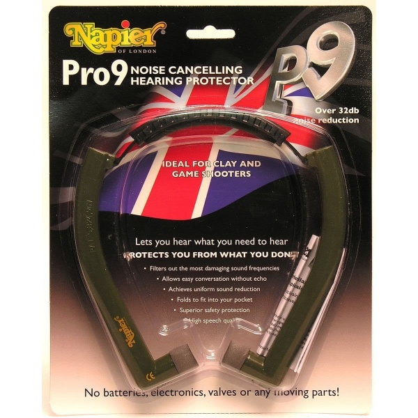 Napier Pro 9 Ear Defenders-Green