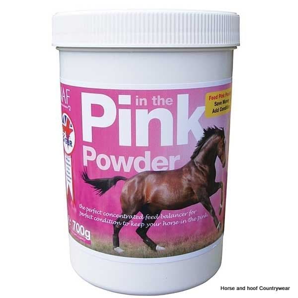 Natural Animal Feeds In The Pink Powder