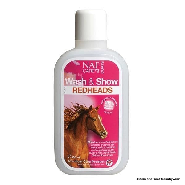 Natural Animal Feeds Wash & Show for Redhead Horses