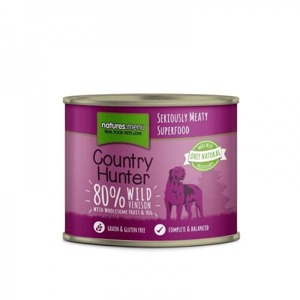 Natures Menu dog food tins horse and hoof