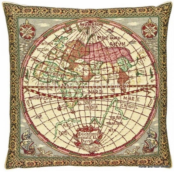 Old World - Fine Woven Nautical Tapestry Cushion