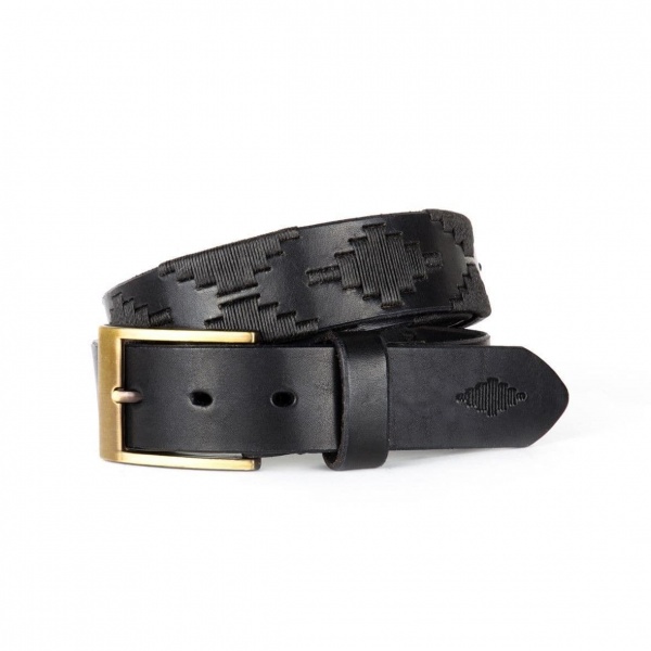 Pampeano Polo Belt, Luxury Hand Stitched  Polo Belt - Carbon