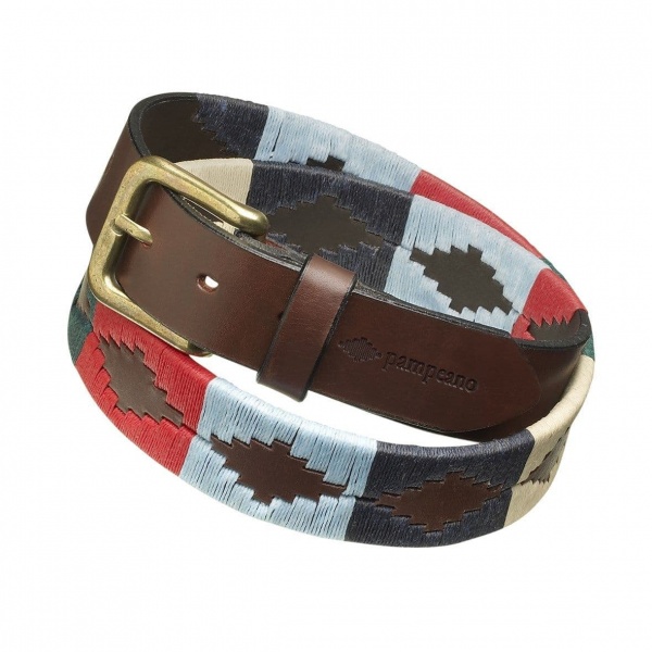 Pampeano Polo Belt, Luxury Hand Stitched Polo Belt - Multi