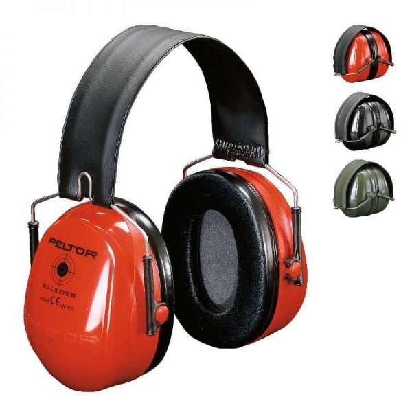 Peltor Bullseye I Hearing Protectors-Red