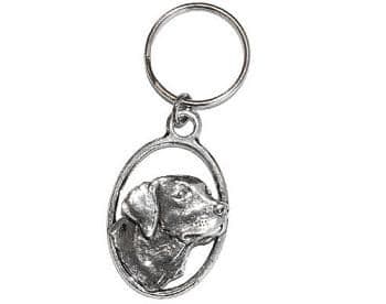 Pewter Labrador Keyring