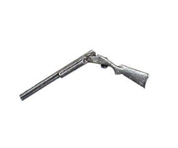 Pewter Pin Badge - Broken Shotgun