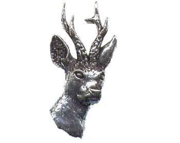 Pewter Roe Deer Badge
