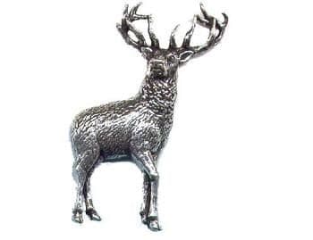 Pewter Stag Badge