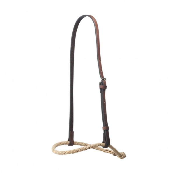 Polo Cavesson Noseband - Rawhide Leather