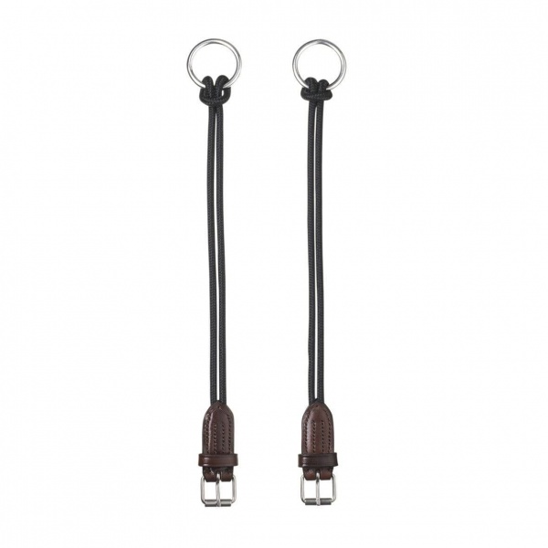 Polo Cheekpieces - Leather and Rope