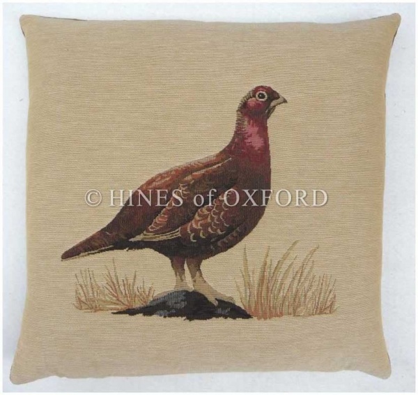 Red Grouse - Fine Tapestry Cushion