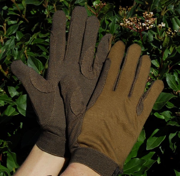 Rhinegold Cotton Pimple Palm Gloves