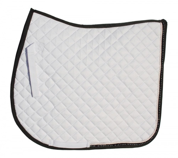 Rhinegold Elite Diamante Trimmed Saddle Cloth