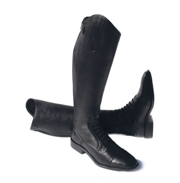 Rhinegold Elite Luxus Leather Riding Boot - Black