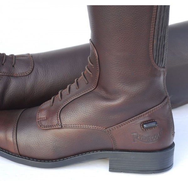 Rhinegold Elite Luxus Leather Riding Boot - Brown