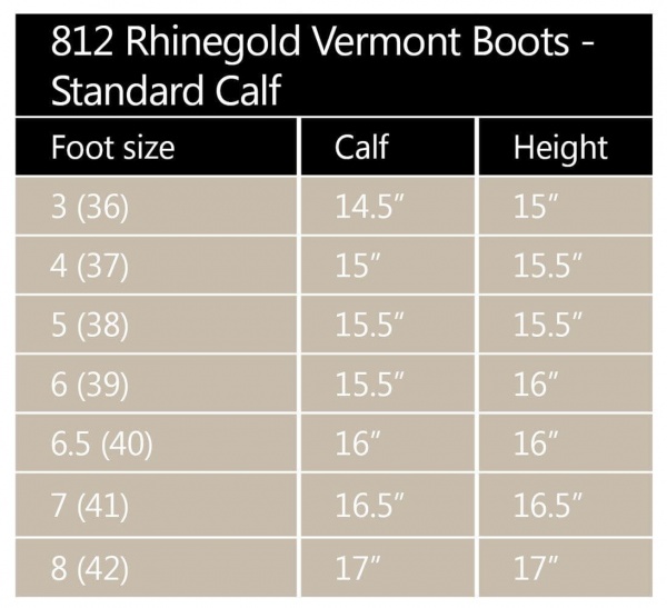 Rhinegold 'Elite' Vermont Leather Country Boots- Standard Calf