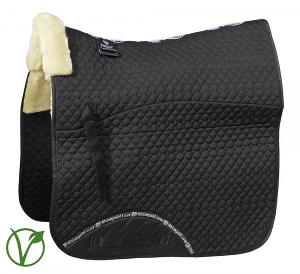 Rhinegold Luxe Fur Dressage Saddle Cloth