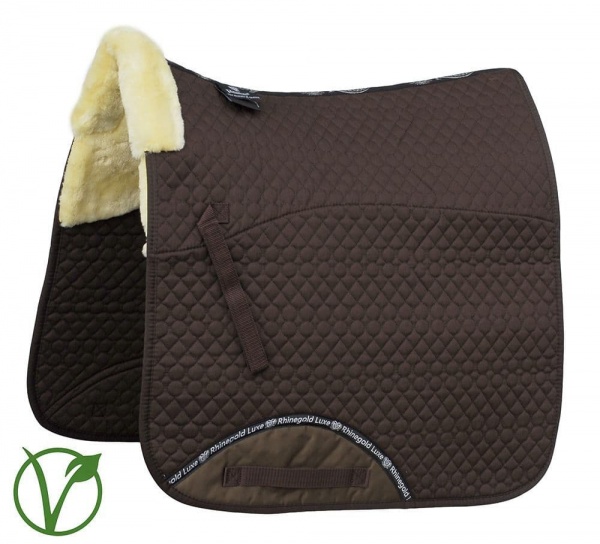 Rhinegold Luxe Fur Dressage Saddle Cloth