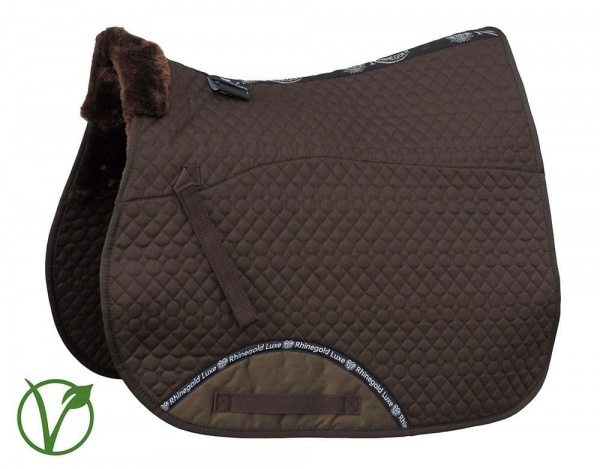 Rhinegold Luxe Fur Lined Saddle Cloth