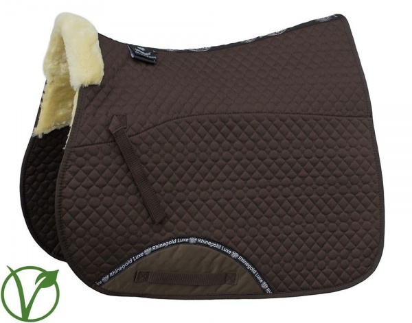 Rhinegold Luxe Fur Lined Saddle Cloth