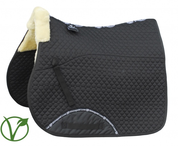 Rhinegold Luxe Fur Lined Saddle Cloth