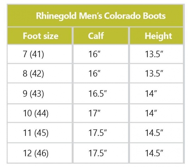 Rhinegold Mens Elite Colorado Boots