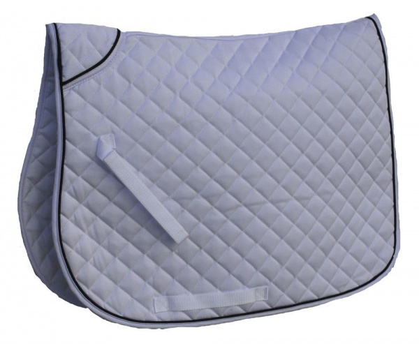 Rhinegold Quilted Saddle Cloth With Twin Binding