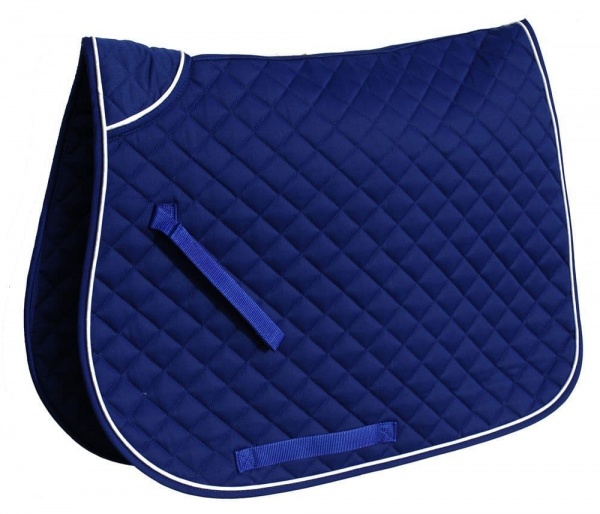 Rhinegold Quilted Saddle Cloth With Twin Binding