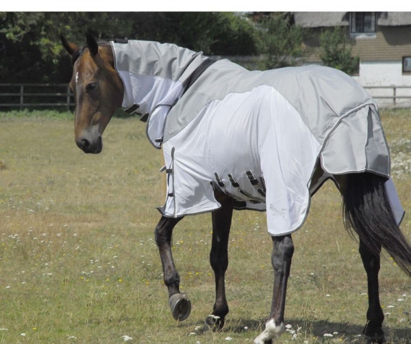 Rhinegold Zambia Full Neck Outdoor/Fly Rug With Waterproof Topline And Side Skirts