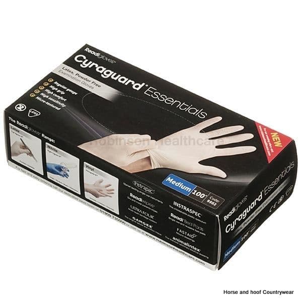 Robinson Cyraguard Latex Gloves (Box of 100)